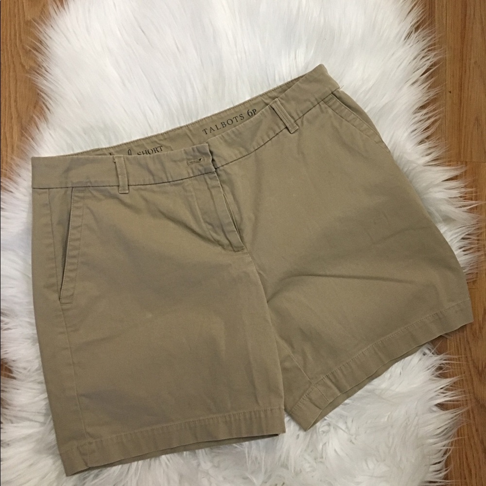 GUC Talbots khaki shorts , size 6P